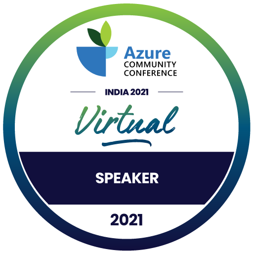 Speaker: Azure Community Conference 2021